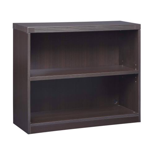 BBB23745408 Mayline AB2S36LDC Aberdeen Bookcase,2 Shelf,mocha