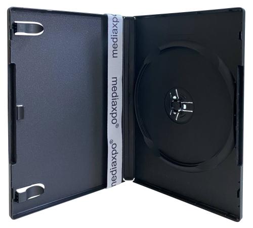 BBB15809687 200 Standard Black Single DVD Cases 14mm (Machinable Quality)