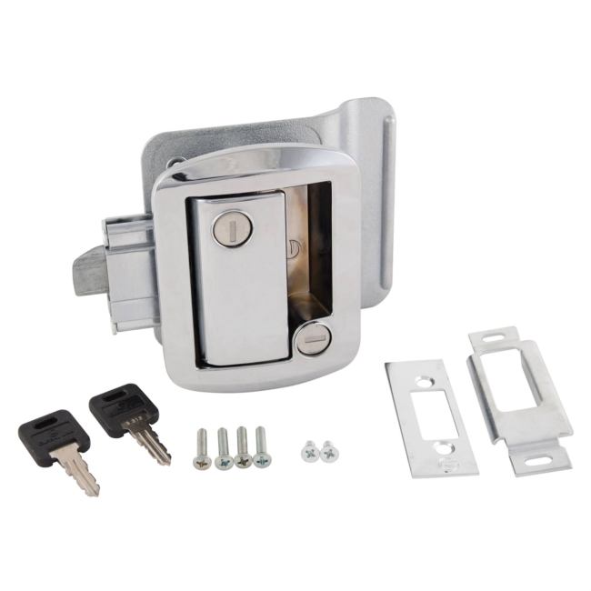 BBB27756581 AP Products 013-572 Chrome Global Travel Trailer Lock with Keys