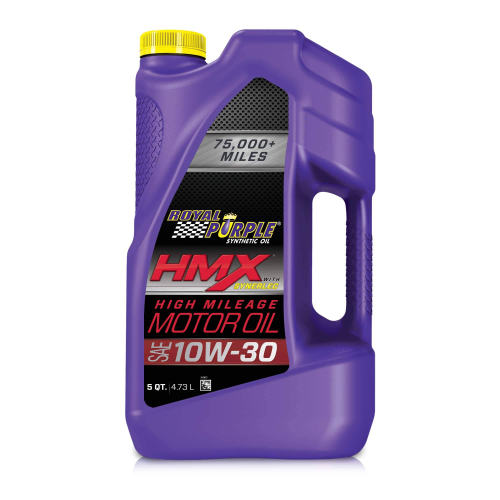 BBB25896935 Royal Purple 11750 HMX High Mileage Motor Oil 10W30 5 Quart Bottle