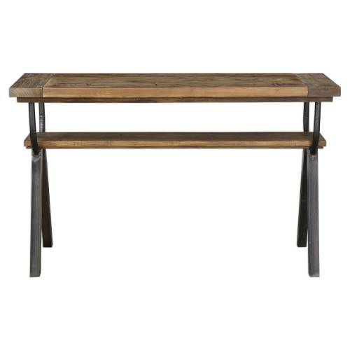 BBB26180848 Uttermost Domini Industrial Console Table