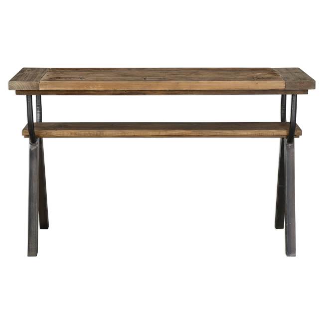 BBB26180848 Uttermost Domini Industrial Console Table