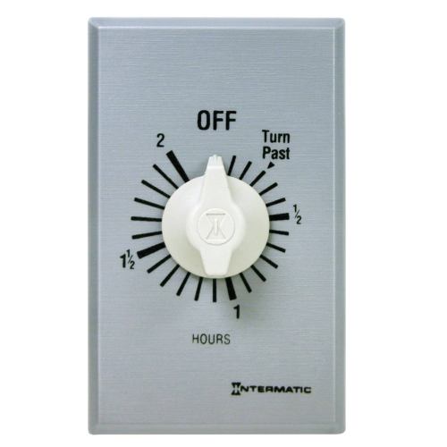 BBB21099734 Intermatic FF32H Timer,Spring Wound,2 Hr,SPDT,Silver