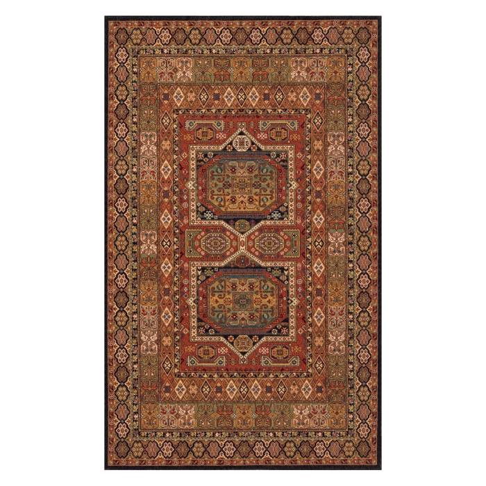 BBB16840216 Momeni Persian Garden Rug Black 3' x 5'