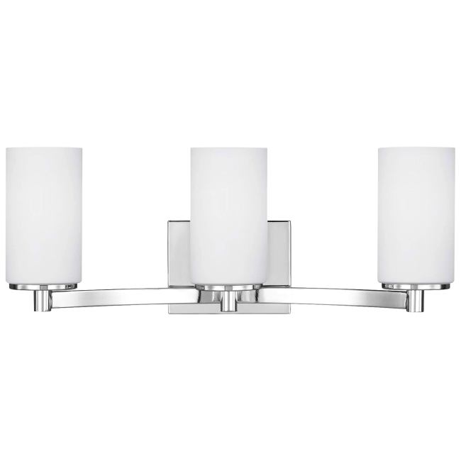 BBB20954573 Sea Gull Lighting 4439103-05 Chrome Hettinger 3 Light Wall/ Bath