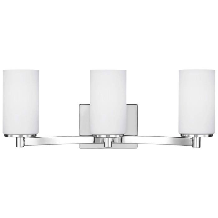 BBB20954573 Sea Gull Lighting 4439103-05 Chrome Hettinger 3 Light Wall/ Bath