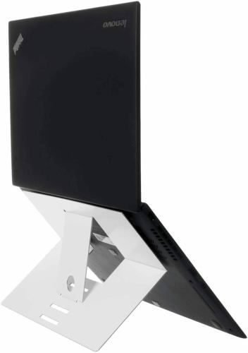 BBB23762856 R-Go Riser Attachable Laptop Stand, Adjustable, White