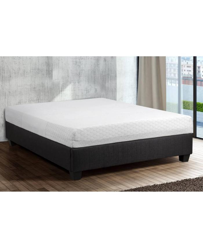 BBB23975431 Tallie Deluxe 8inch Gel Memory Foam Cushion Firm Mattress - King - Cush - Black