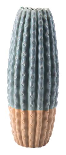 BBB15568507 8.3inch x 8.3inch x 21.3inch Green Ceramic Large Vase