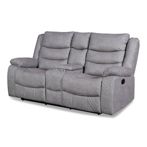 BBB19672449 New Classic Furniture Granada Gray Console Loveseat