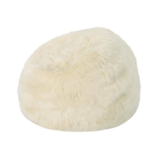 BBB24058716 Noble House Taylynn 3 Foot Fabric Bean Bag Cover, Taupe