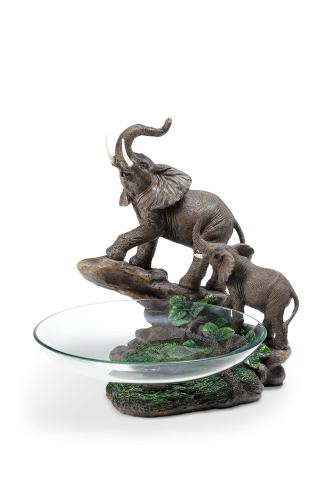 BBB25559435 Ore International 10.5 inch in Elephant Candy Dish