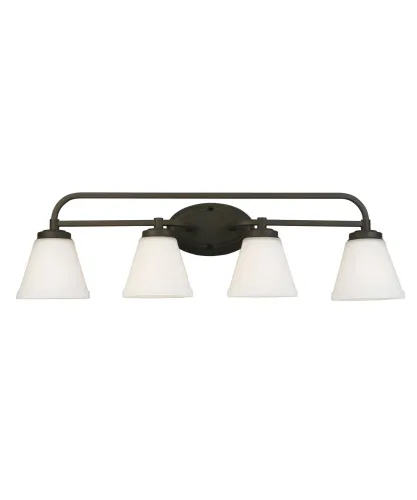 BBB17059985 Eglo Mayview 4-Light Bath Vanity with Matte Bronze Finish 202797A