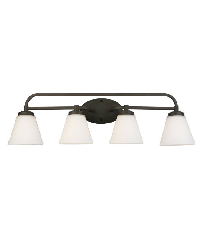 BBB17059985 Eglo Mayview 4-Light Bath Vanity with Matte Bronze Finish 202797A