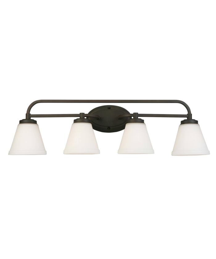 BBB17059985 Eglo Mayview 4-Light Bath Vanity with Matte Bronze Finish 202797A