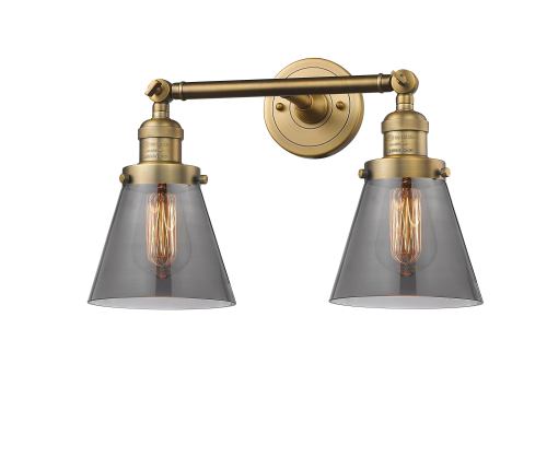BBB25070888 Innovations Lighting-Small Cone 2 Light Bath Vanity Light-208-BB-G63