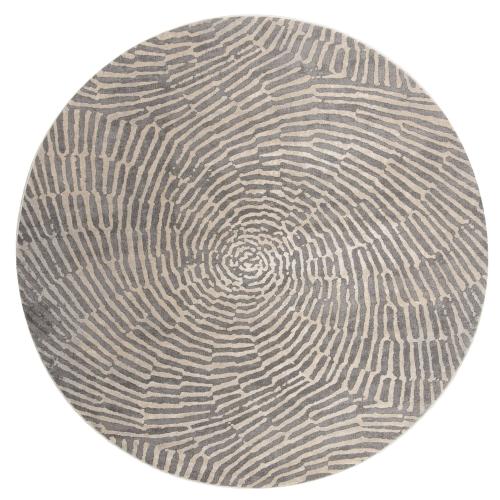 BBB20124801 Safavieh Meadow Taupe Rug - 6'7inch x 6'7inch Round