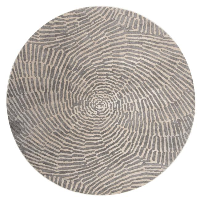 BBB20124801 Safavieh Meadow Taupe Rug - 6'7inch x 6'7inch Round