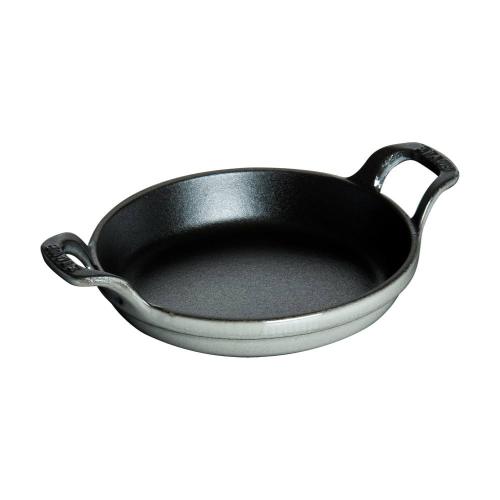 BBB23103833 Staub Cast Iron 7.5inch Round Gratin Baking Dish - Graphite Grey