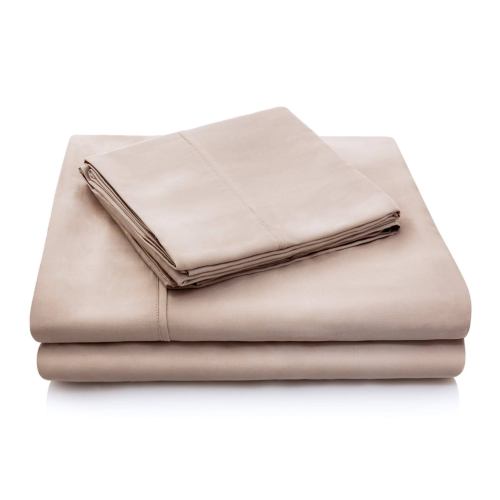 BBB24334308 Malouf California King Woven Tencel Sheet Set | Ecru