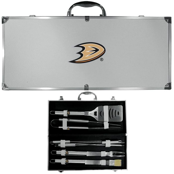 BBB26636199 Anaheim Ducks 8 PC Stainless Steel BBQ Set w/Metal Case