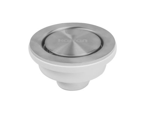 BBB22715220 Karran L-2 4-1/2 in. Kitchen Sink Basket STRAINER in Stainless Steel