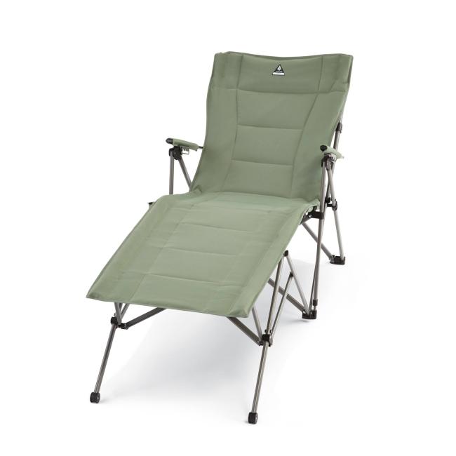 BBB19704415 Woods Ashcroft 3-Position Reclining Camping Lounger Chair - Sea Spray