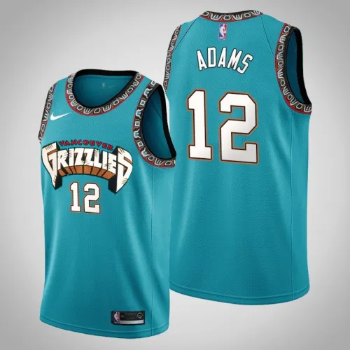 2021 Grizzlies Steven Adams Classic Edition Jersey Teal