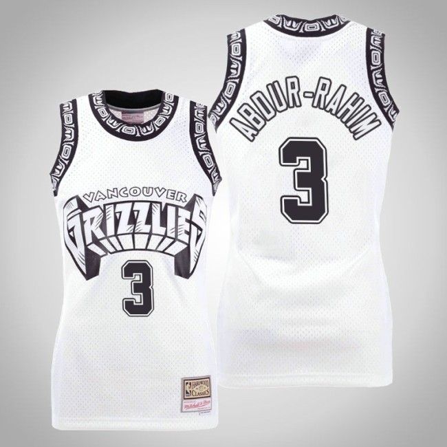 Grizzlies Shareef Abdur-Rahim White Concord Collection Hardwood Classics Jersey