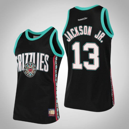 Grizzlies Jaren Jackson Jr. Black Hardwood Classics Team Heritage Jersey