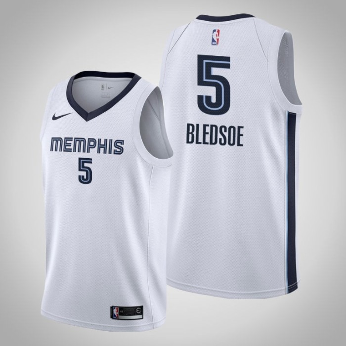 2021 Grizzlies Eric Bledsoe Association Edition Jersey White