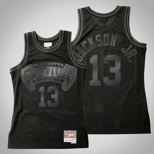 Grizzlies Jaren Jackson Jr. Black Tonal Hardwood Classics Jersey