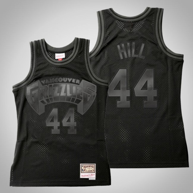 Grizzlies Solomon Hill Black Tonal Hardwood Classics Jersey
