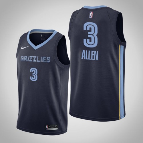 Grizzlies Grayson Allen Navy Swingman Icon Jersey