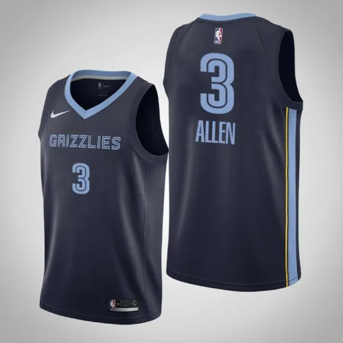 Grizzlies Grayson Allen Navy Swingman Icon Jersey