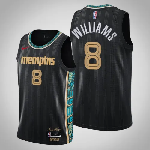 Grizzlies Ziaire Williams 2021 City Edition Jersey White