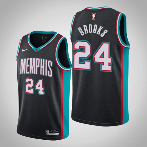 Grizzlies Dillon Brooks Black 2020-21 Swingman Hardwood Classics Jersey