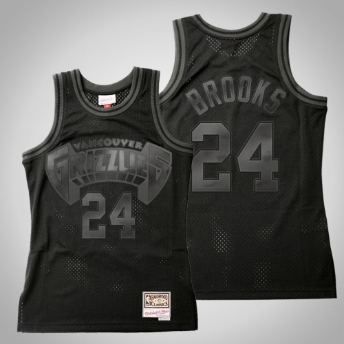 Grizzlies Dillon Brooks Black Tonal Hardwood Classics Jersey
