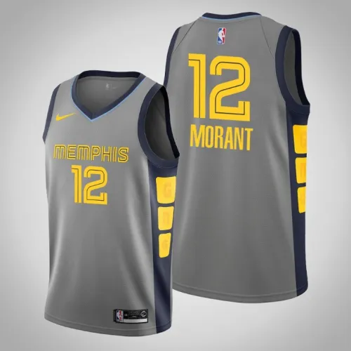 Grizzlies Ja Morant Gray Swingman City Jersey