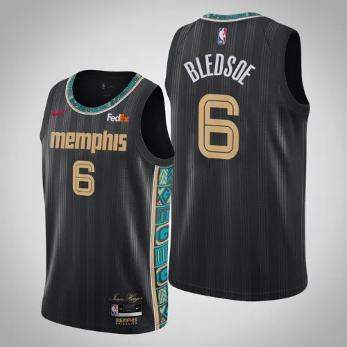Grizzlies Eric Bledsoe City Edition Jersey Black