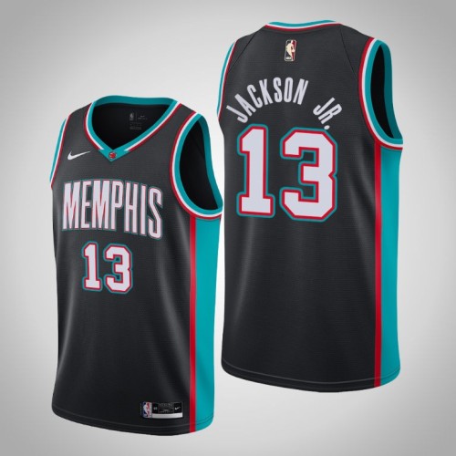 Grizzlies Jaren Jackson Jr. Black 2020-21 Swingman Hardwood Classics Jersey