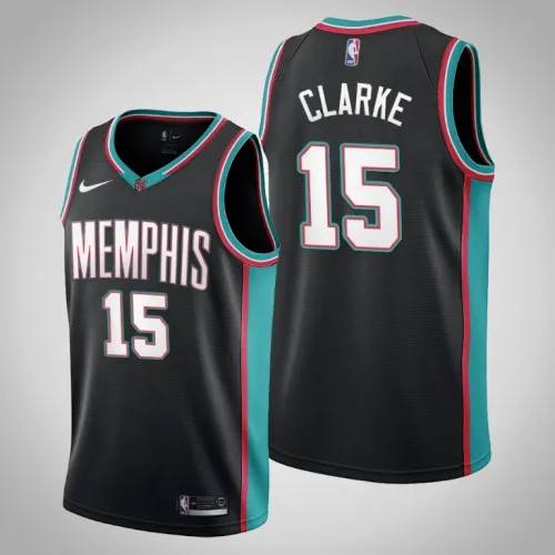 Grizzlies Brandon Clarke Black 20th Classic Relocation Jersey