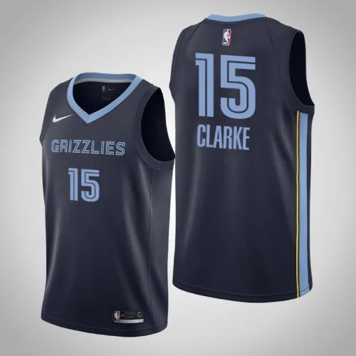 Grizzlies Brandon Clarke Navy Swingman Icon Jersey