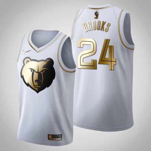 Dillon Brooks White Golden Edition Grizzlies Jersey