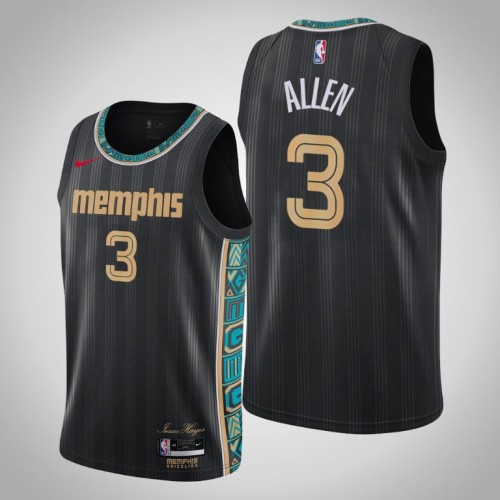 Grizzlies Grayson Allen Black 2020-21 Swingman City Jersey