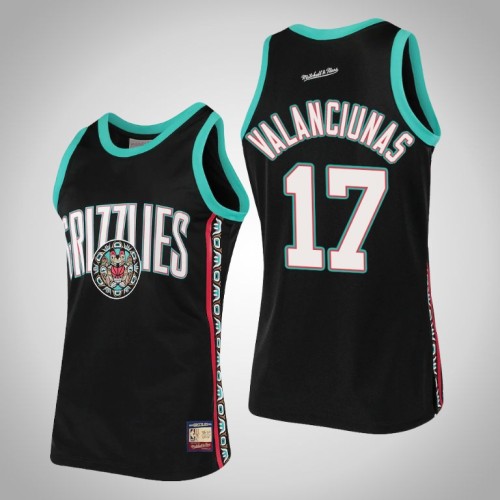 Grizzlies Jonas Valanciunas Black Hardwood Classics Team Heritage Jersey