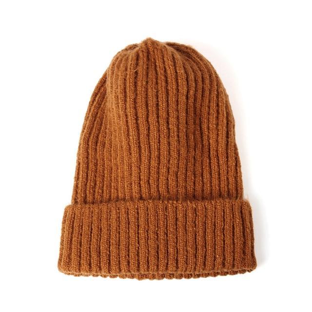 2020 New Womens Beanie Hat warm Autumn Women Wool Knit Beanie Hat Cuff Beanie Watch Cap for Girls Spring Skull Hats for Female