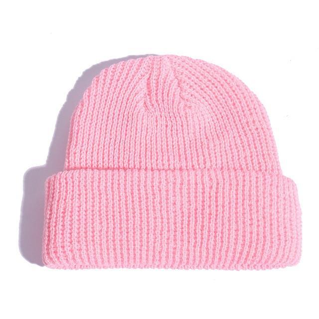 Fashion Hip Hop Beanie Knitted Hat Men Skullcap Women Winter Warm Brimless Baggy Melon Cap Cuff Docker Fisherman Beanies Hats