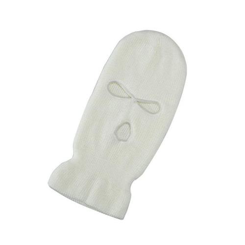 Full Face Cover Ski Mask Hat 3 Holes Balaclava Army Tactical CS Windproof Knit Beanies Bonnet Winter Warm Unisex Caps