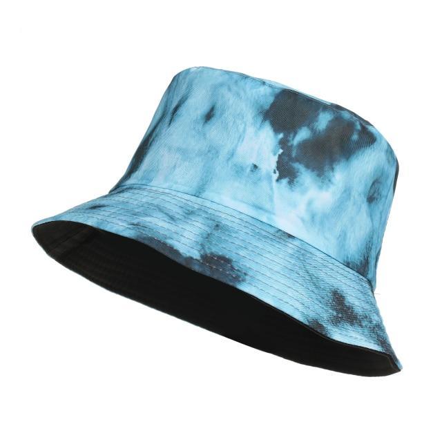 New Kpop Bucket Hat Women Embroidery Letters Double Side Cotton Reversible Sun Protection Cap Men's Panama Hat Fisherman Hats